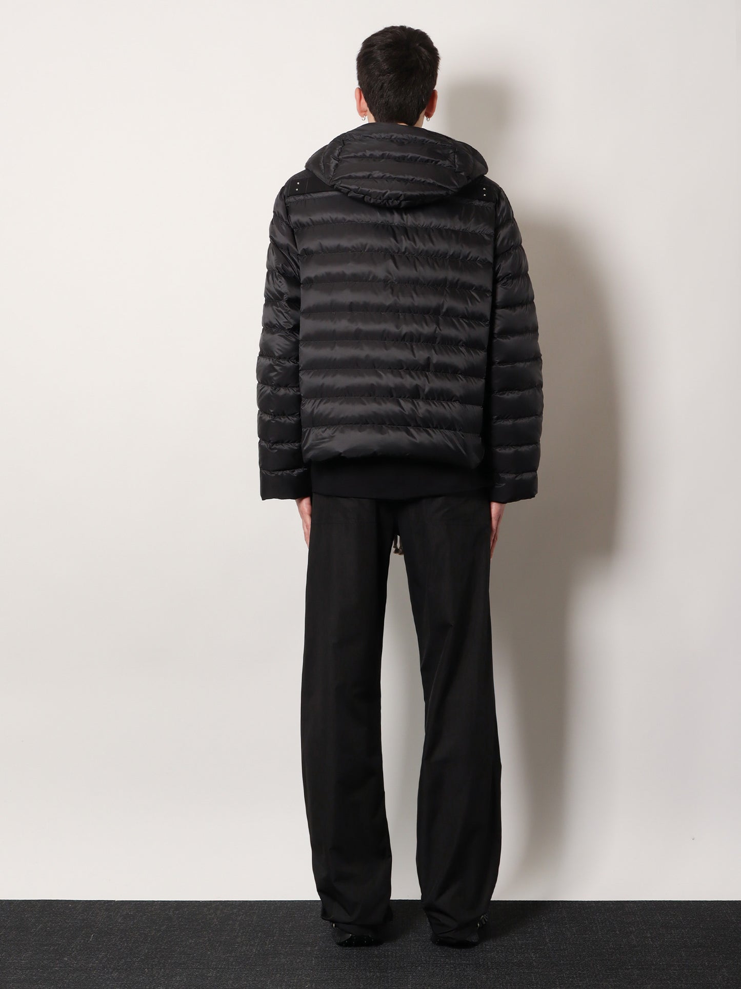 Zip Lock hooded down jacket