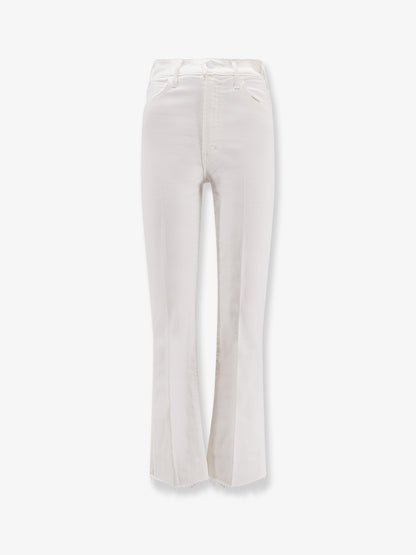 Pantaloni The Hustler Ankle Fray white denim thumbnail