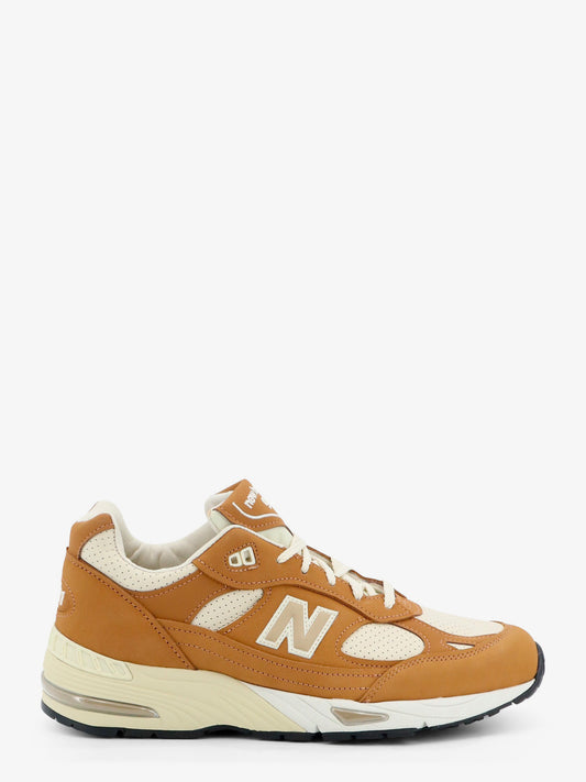 991 Tier leather sneakers with iconic side logo