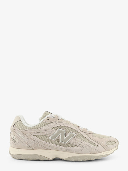 Suede and mesh sneakers with side logo thumbnail