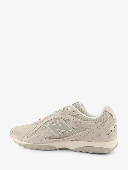 Suede and mesh sneakers with side logo thumbnail