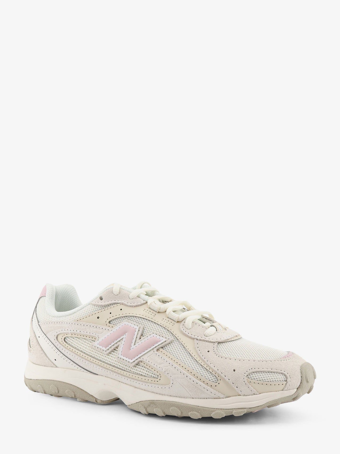 U204L5 mesh sneakers with suede inserts
