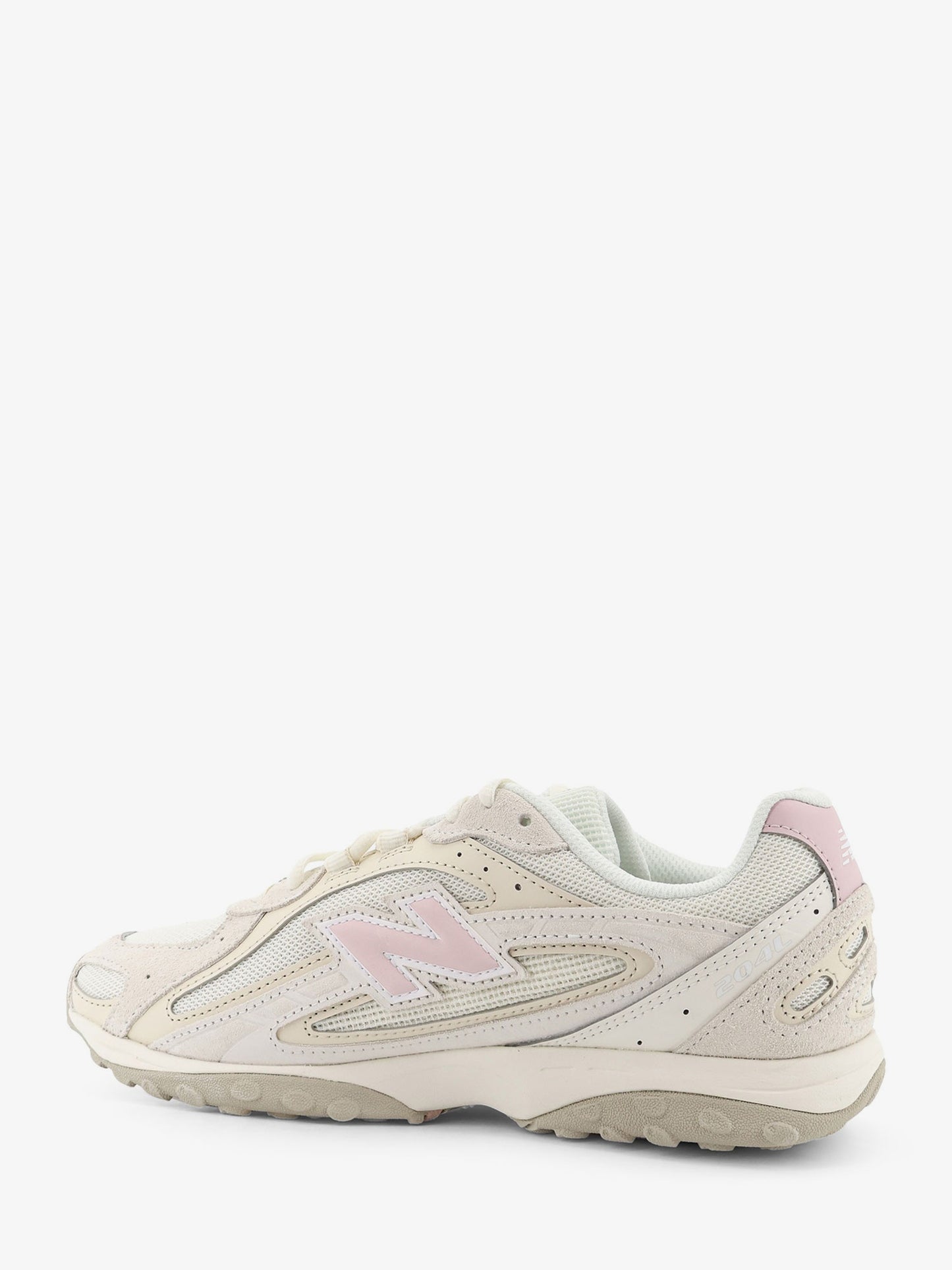 U204L5 mesh sneakers with suede inserts