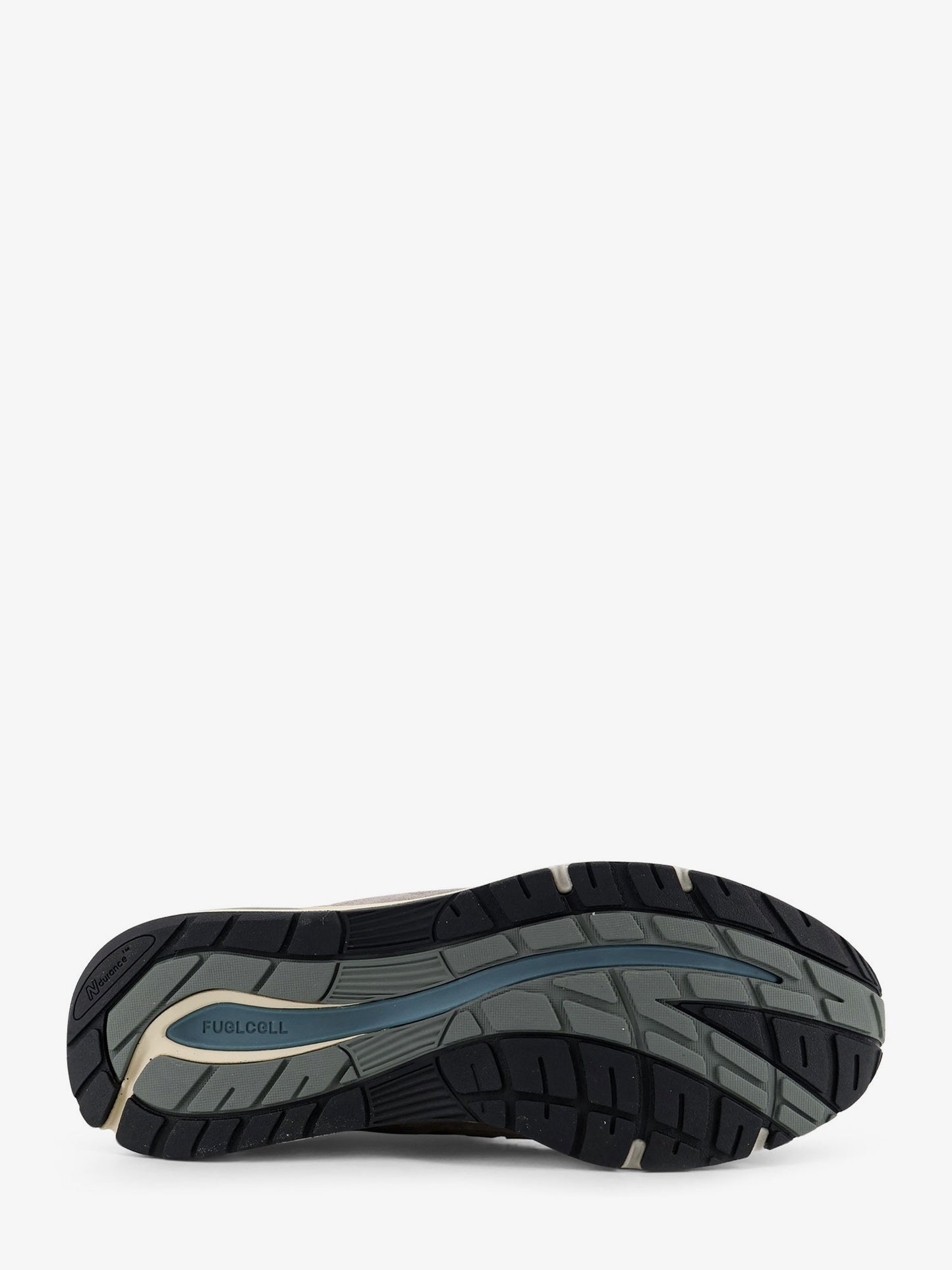 Suede and mesh sneakers with side logo