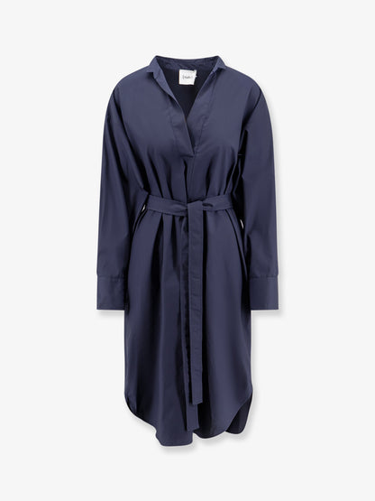 Cotton dress with belt thumbnail