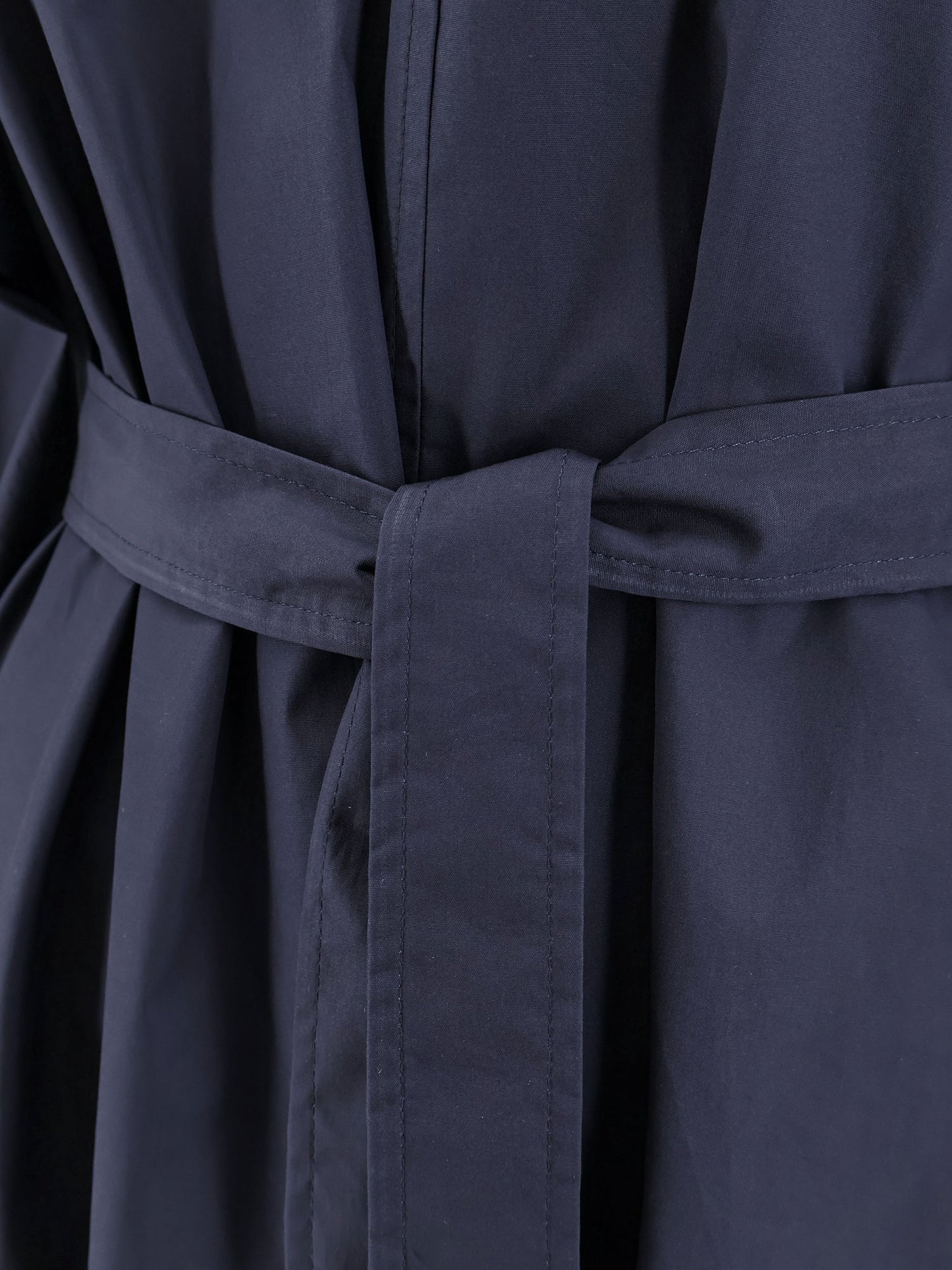 Cotton dress with belt