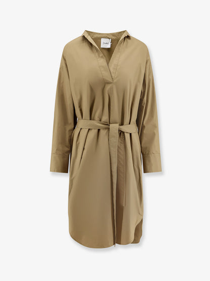 Vestito in cotone con cintura thumbnail