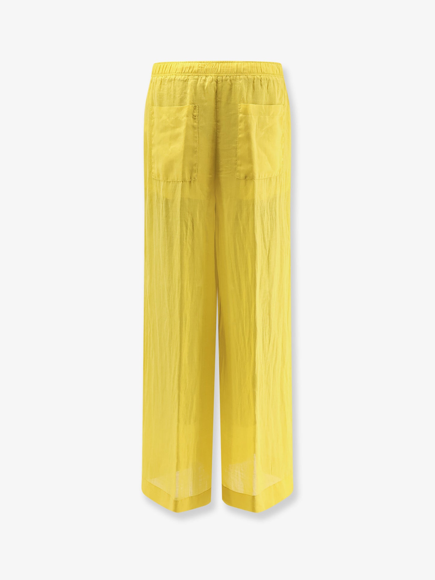 Linen blend trousers