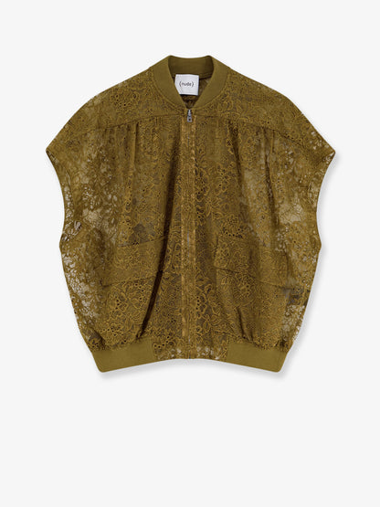 Sleeveless lace jacket thumbnail