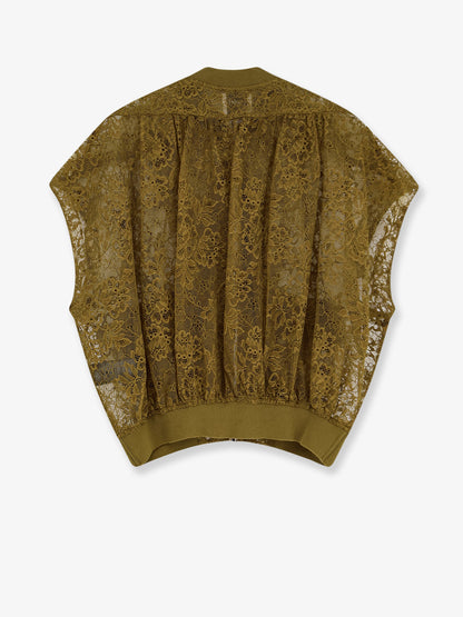 Sleeveless lace jacket thumbnail