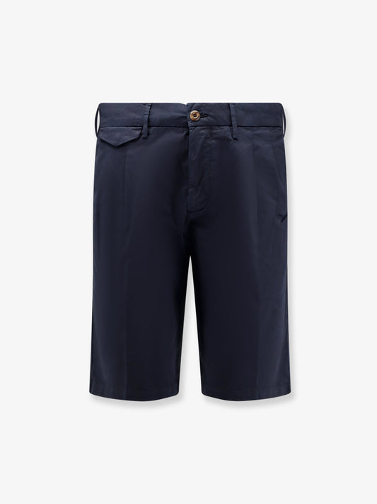 Stretch cotton bermuda shorts