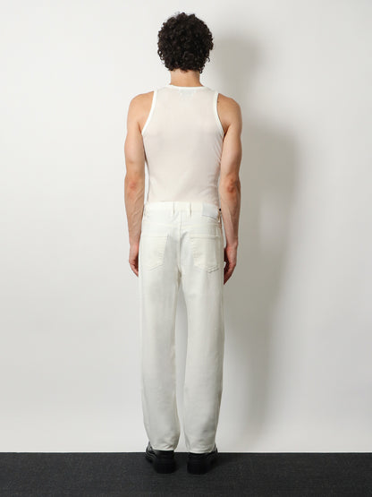 White denim trousers thumbnail