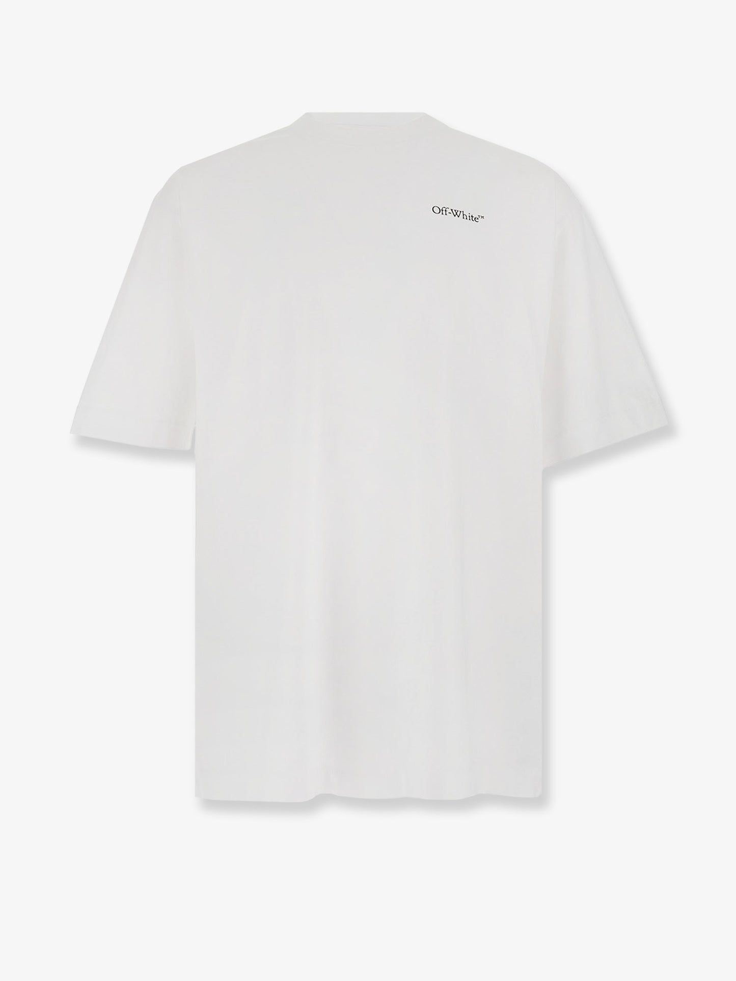 T-shirt in cotone con logo frontale