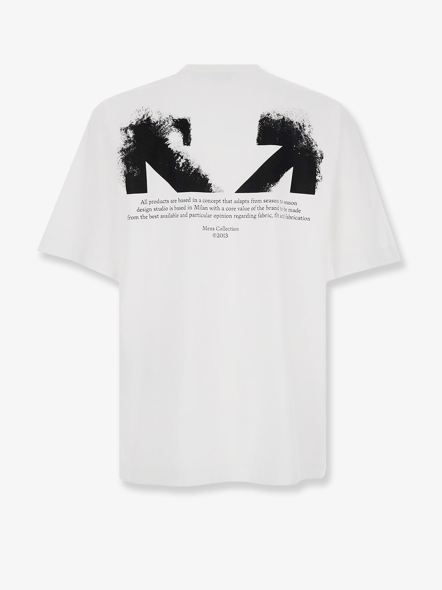 T-shirt in cotone con logo frontale