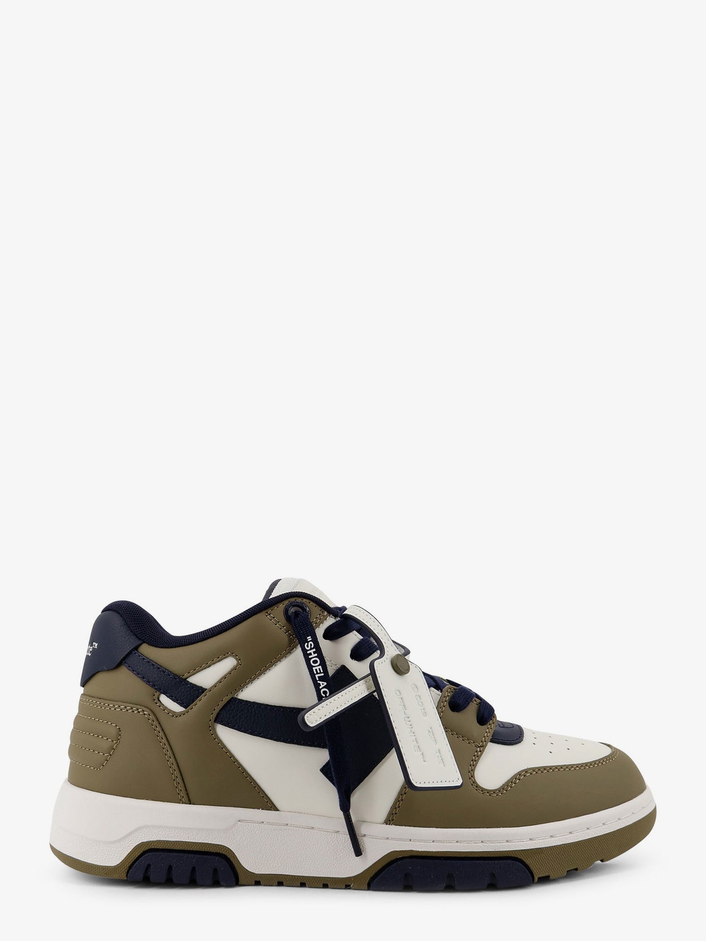 Sneakers Out of Office in pelle con iconico logo laterale
