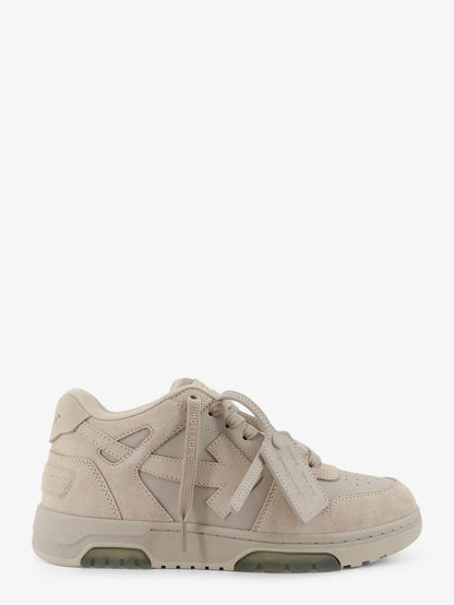 Out of Office suede and leather sneakers with iconic logo on the side thumbnail