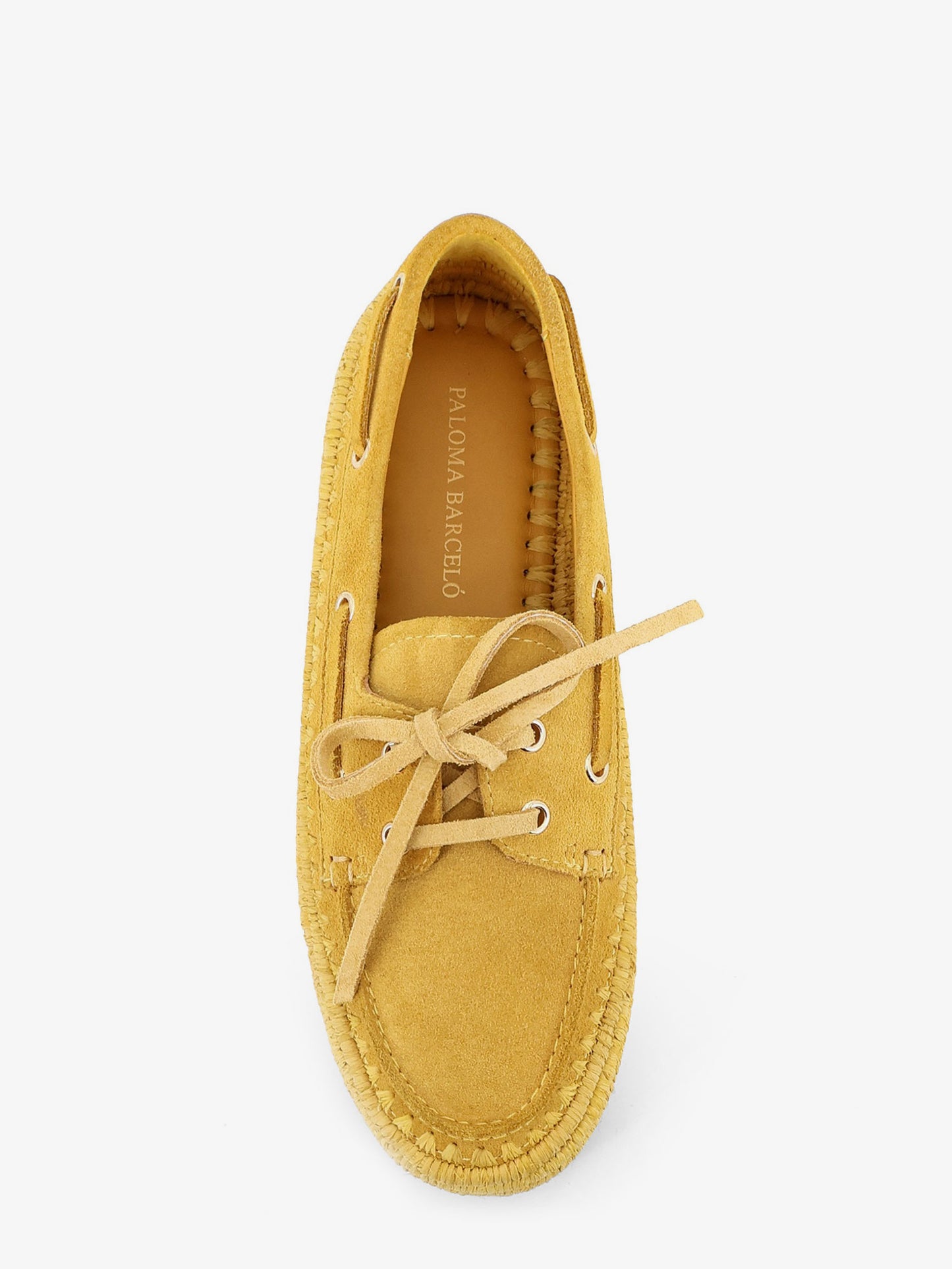 Penelope suede and raffia loafers
