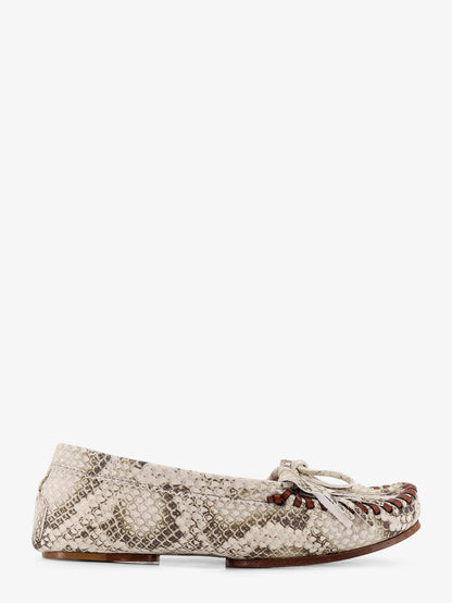 Indiana leather loafers with croco print thumbnail
