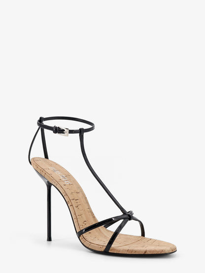 Lidia leather and cork sandals thumbnail