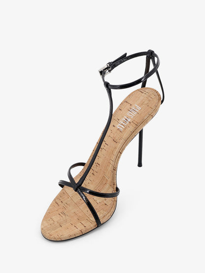 Lidia leather and cork sandals thumbnail