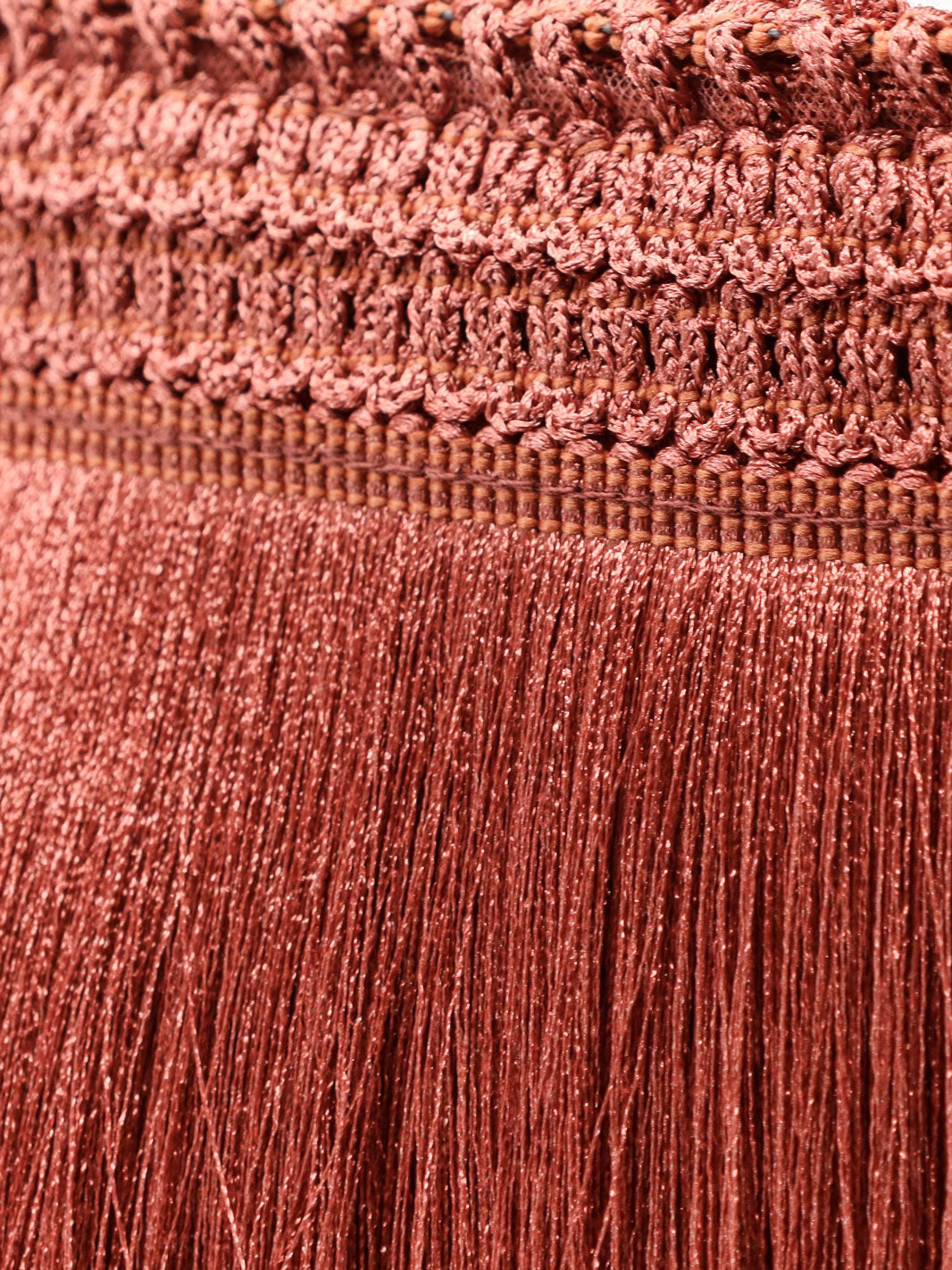 Mini skirt with fringes