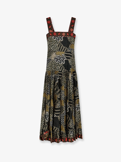 Zita cotton long dress thumbnail