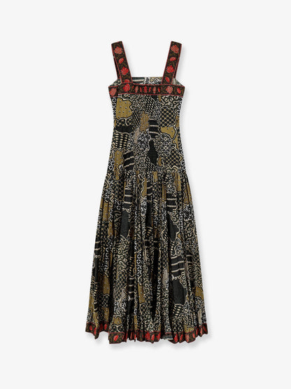 Zita cotton long dress thumbnail