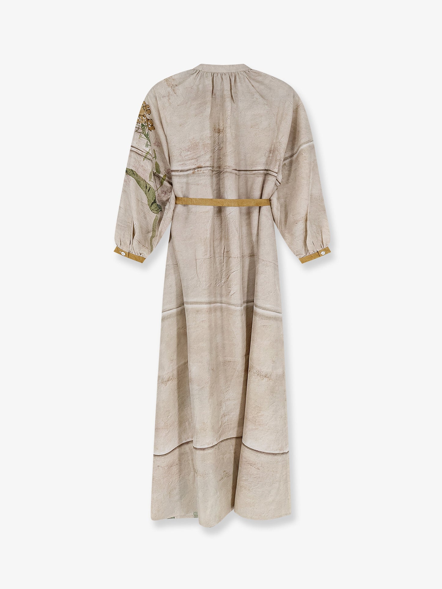 Aloe long silk dress