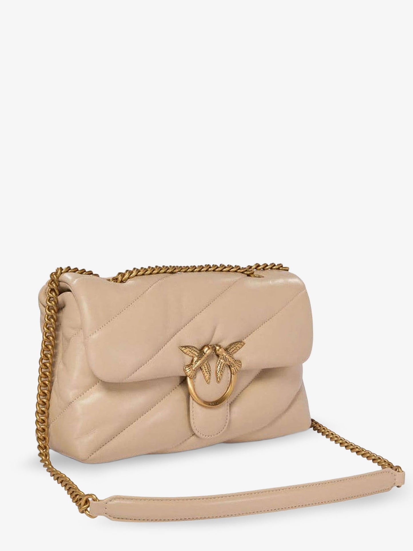 Love Puff Classic quilted leather crossbody bag