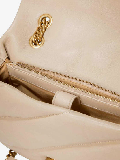 Love Puff Classic quilted leather crossbody bag thumbnail