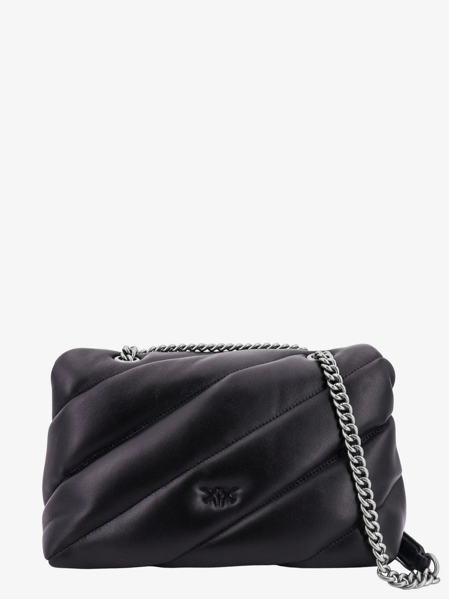 Matelassé leather shoulder bag