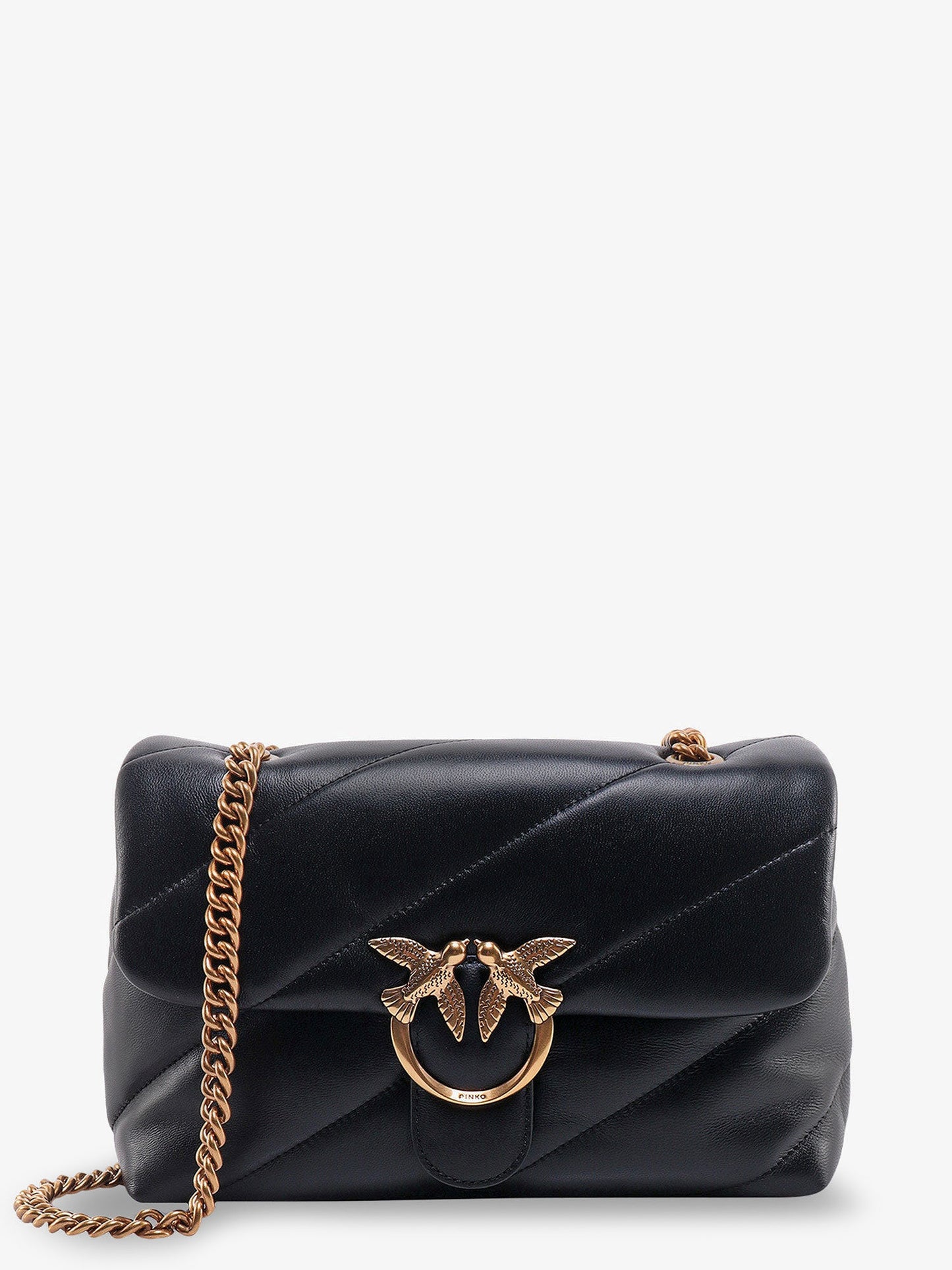 Love Puff Classic matelassé leather shoulder bag