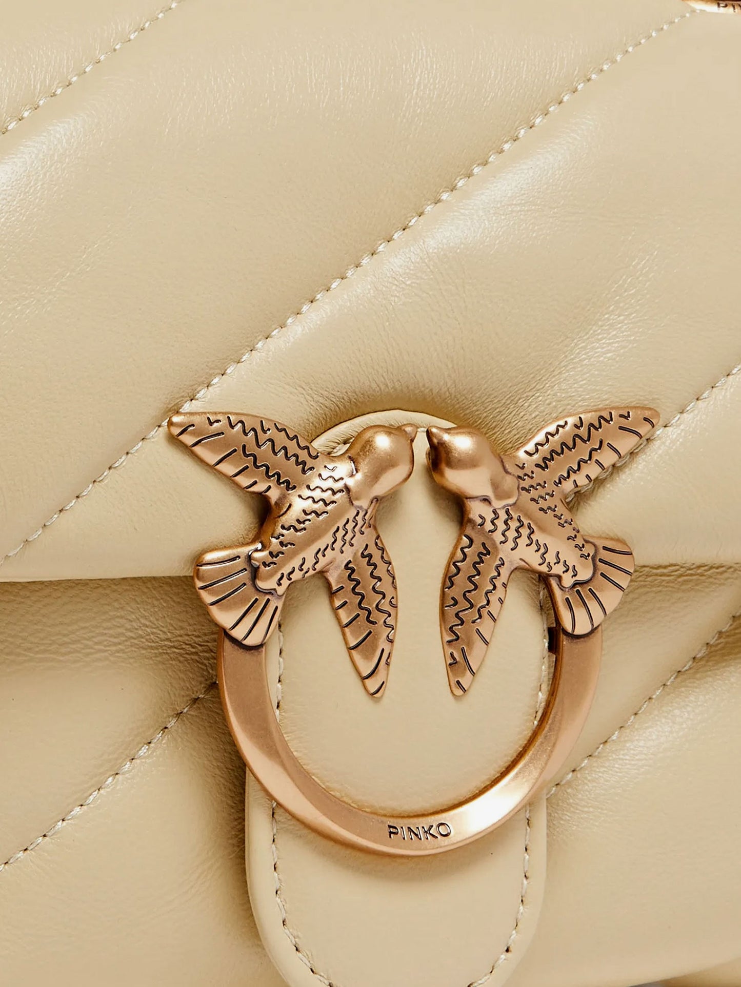 Love Puff Mini quilted leather crossbody bag