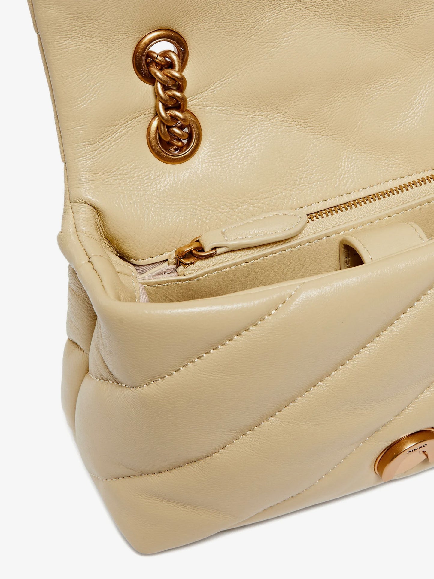 Love Puff Mini quilted leather crossbody bag
