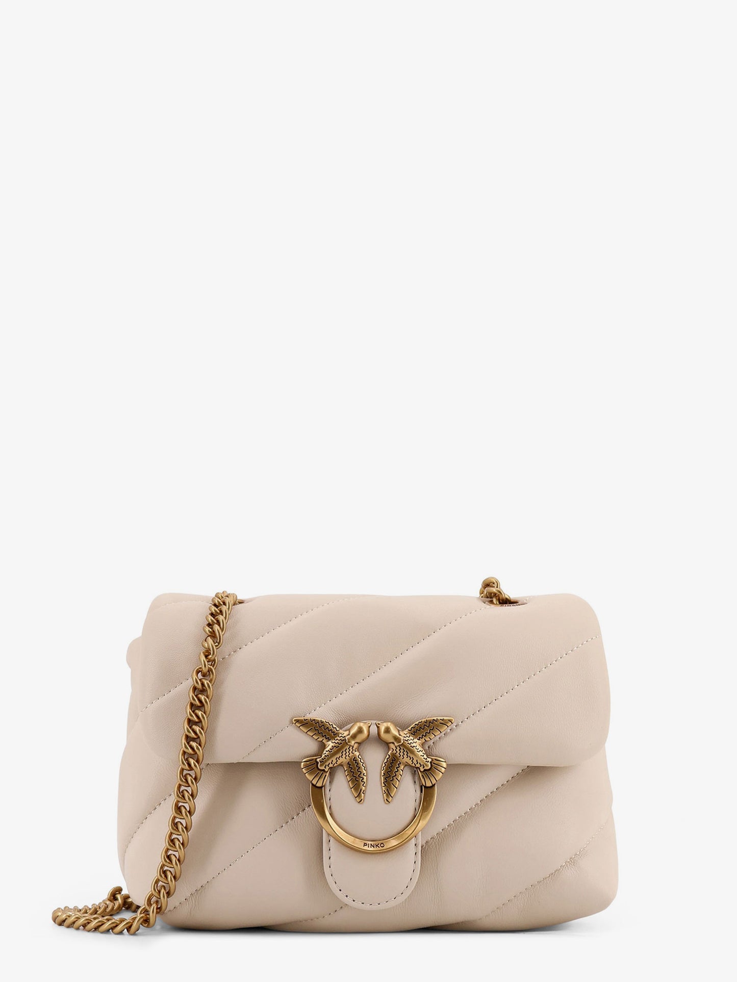 Love Puff Mini quilted leather crossbody bag
