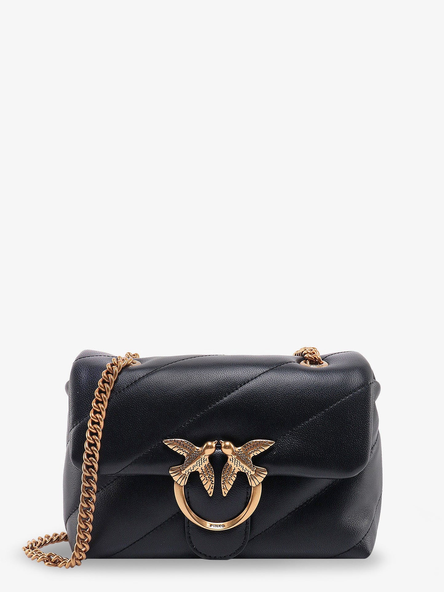 Love Puff Mini matelassé leather shoulder bag