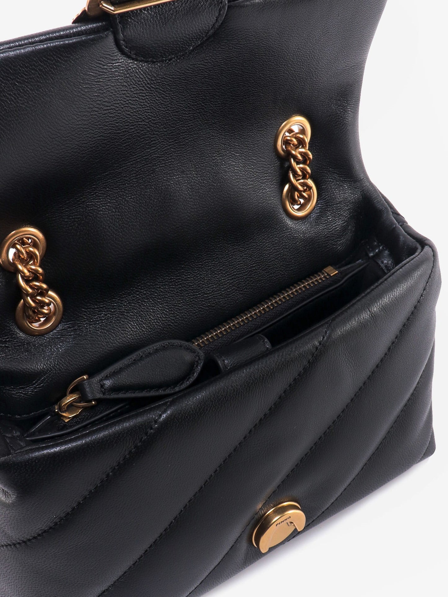 Love Puff Mini matelassé leather shoulder bag
