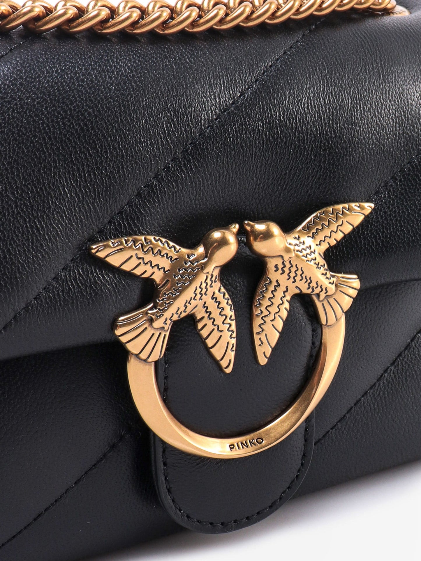 Love Puff Mini matelassé leather shoulder bag