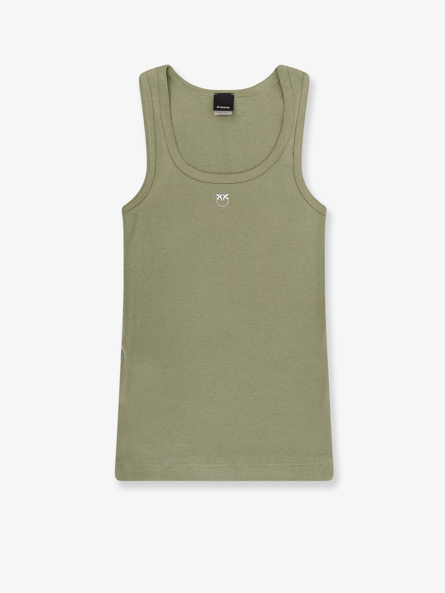 Calcolatore cotton tank top with frontal Love Birds logo