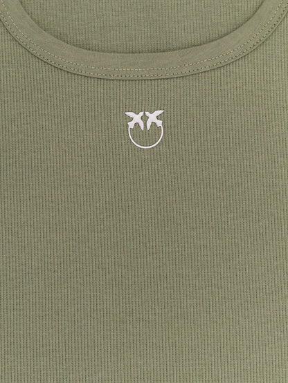Calcolatore cotton tank top with frontal Love Birds logo thumbnail
