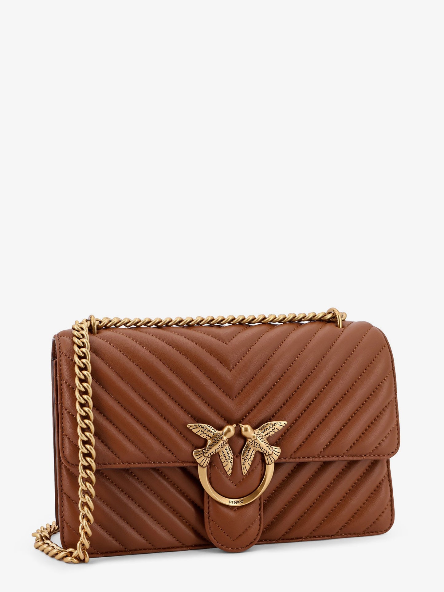 Love Bag One quilted leather crossbody bag