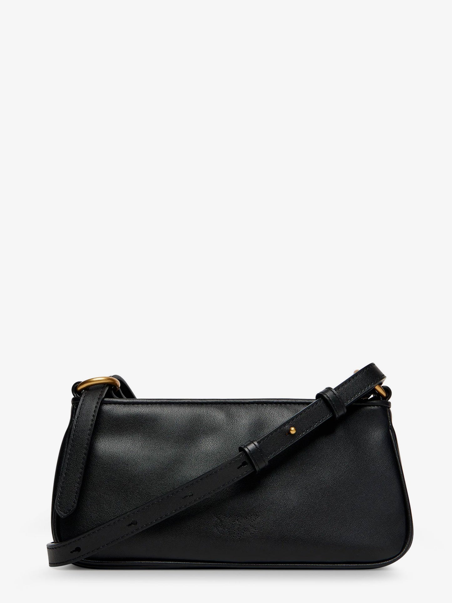 Mini Half Moon leather crossbody bag