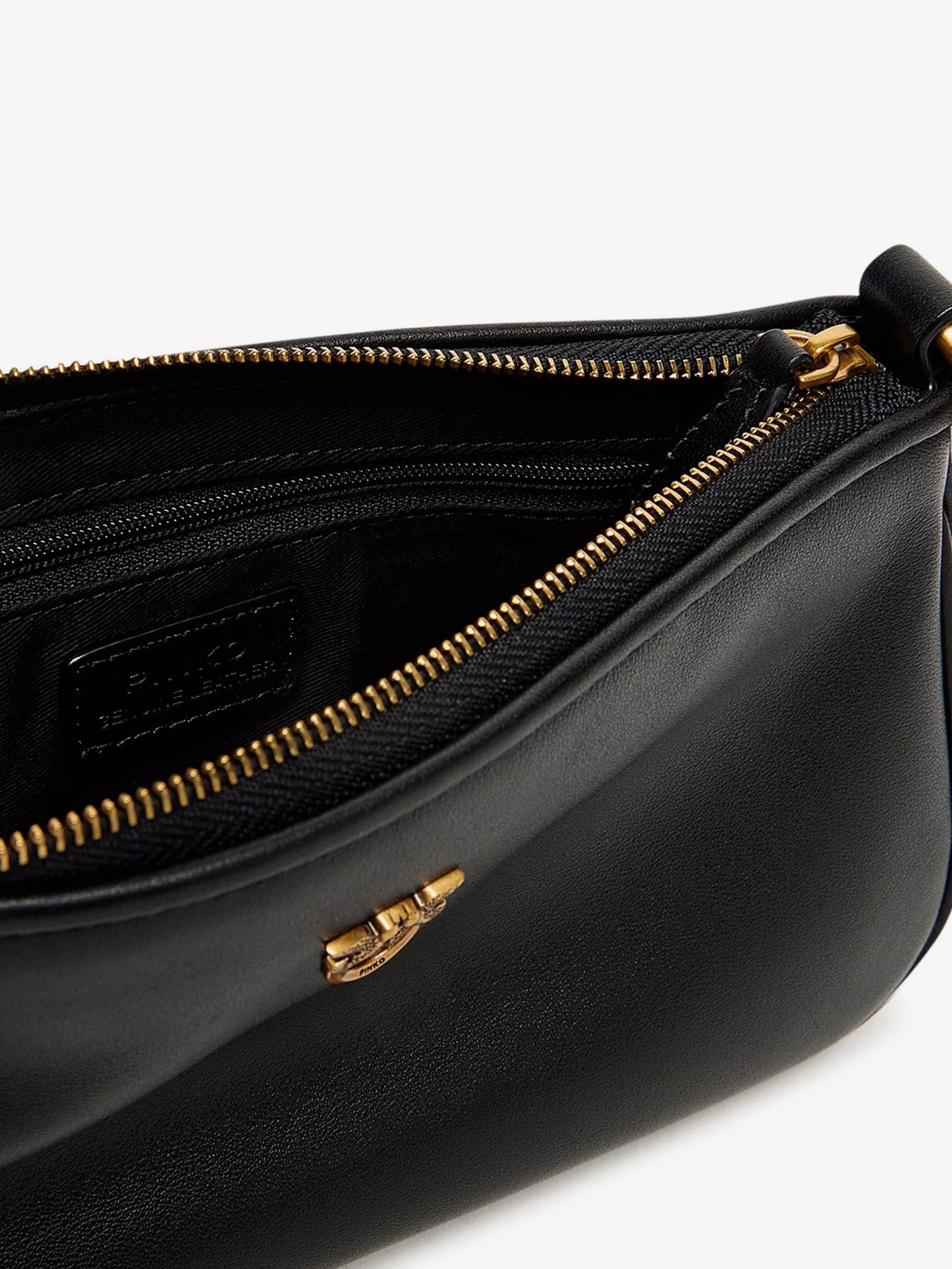 Mini Half Moon leather crossbody bag