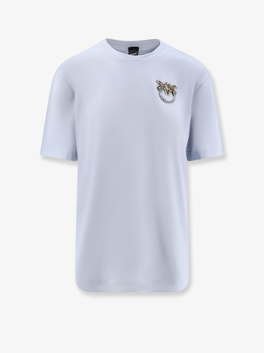 T-shirt in cotone con logo Love Birds frontale