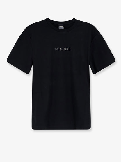 Cotton T-shirt with front lettering logo thumbnail