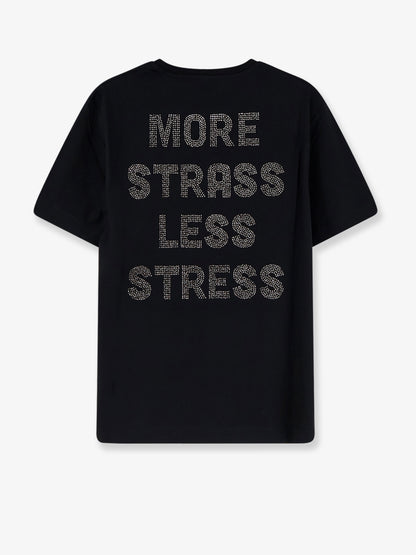 Cotton T-shirt with front lettering logo thumbnail