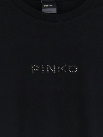 Cotton T-shirt with front lettering logo thumbnail