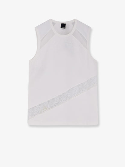 Molly cotton tank top with lace inserts thumbnail