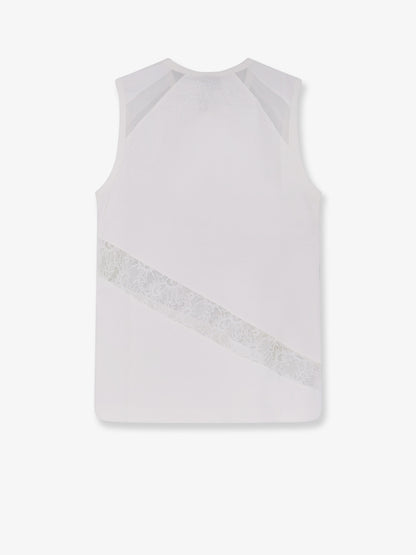 Molly cotton tank top with lace inserts thumbnail
