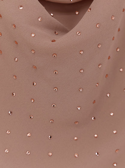 Farro long dress with rhinestones thumbnail